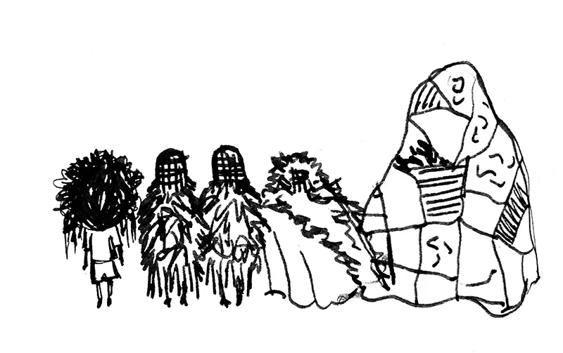 croquis des personnages